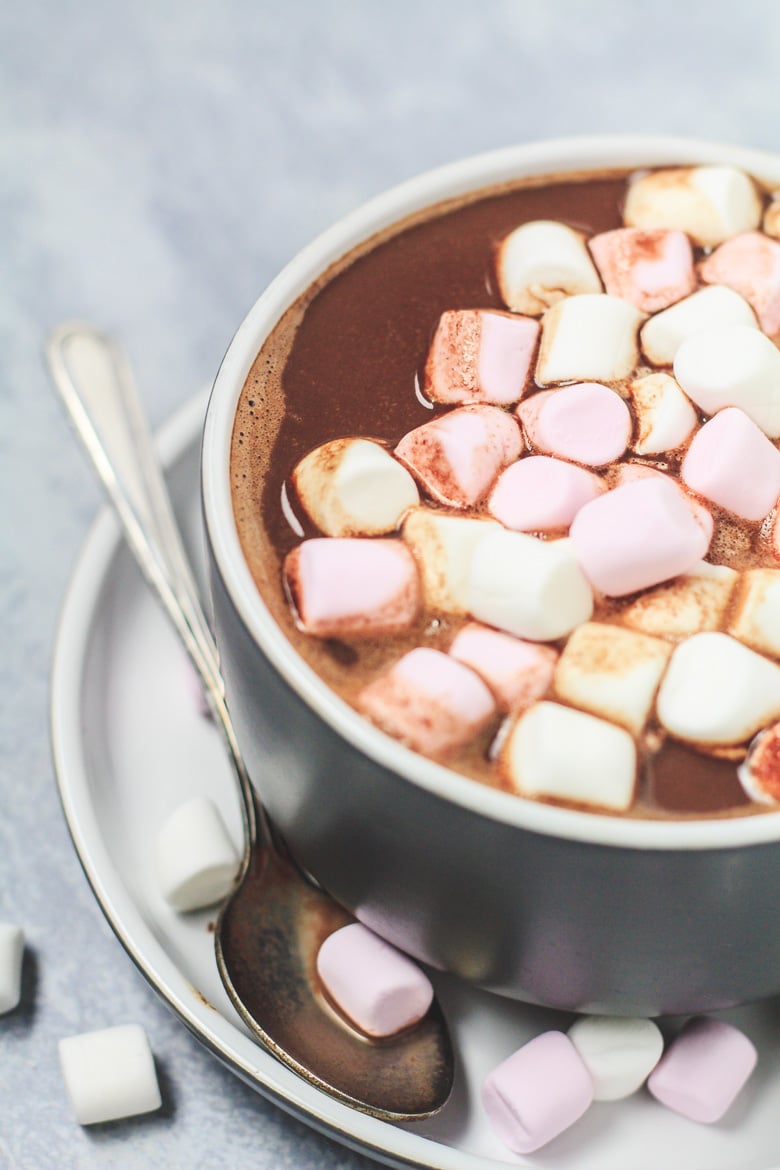 Hot Chocolate Marshmallow Bombe