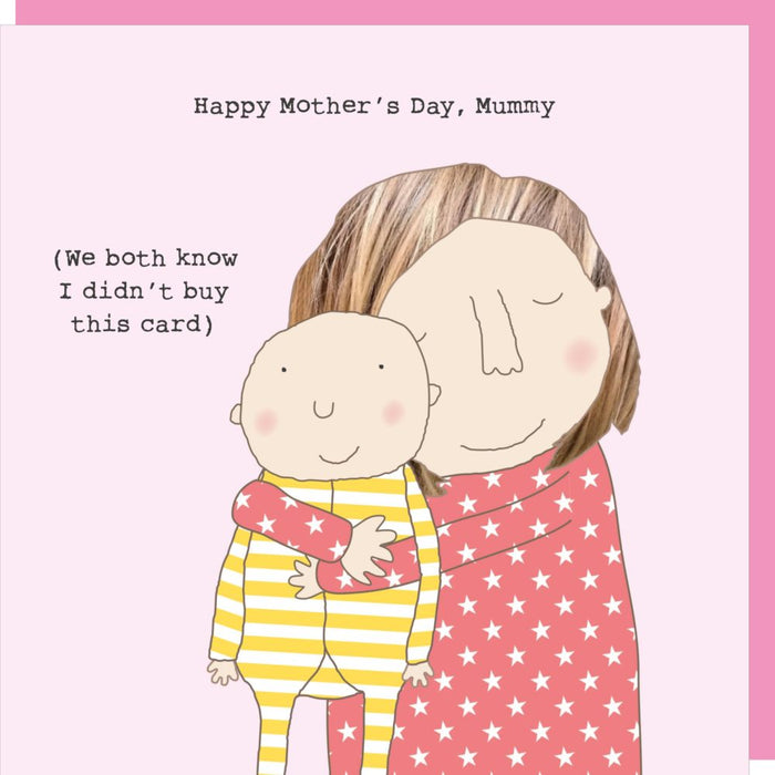 'Happy Mother's Day, Mummy' Baby Love Card from Rosie Made A Thing