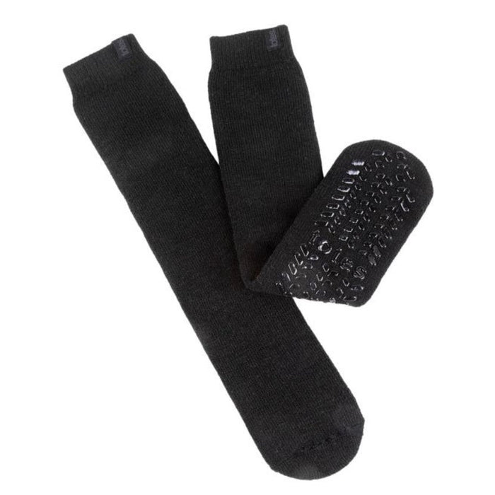 Totes Mens Thermal Slipper Socks - Charcoal