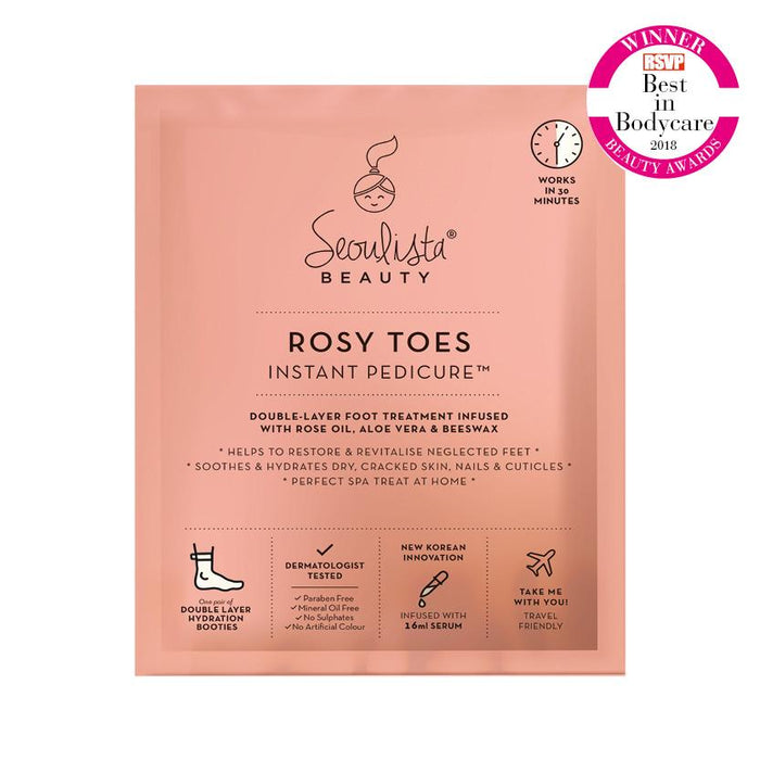 The 50th Birthday Gift Box For Her Seoulista Rosy Toes Instant Pedicure