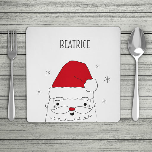 Personalised Father Christmas Place Mat
