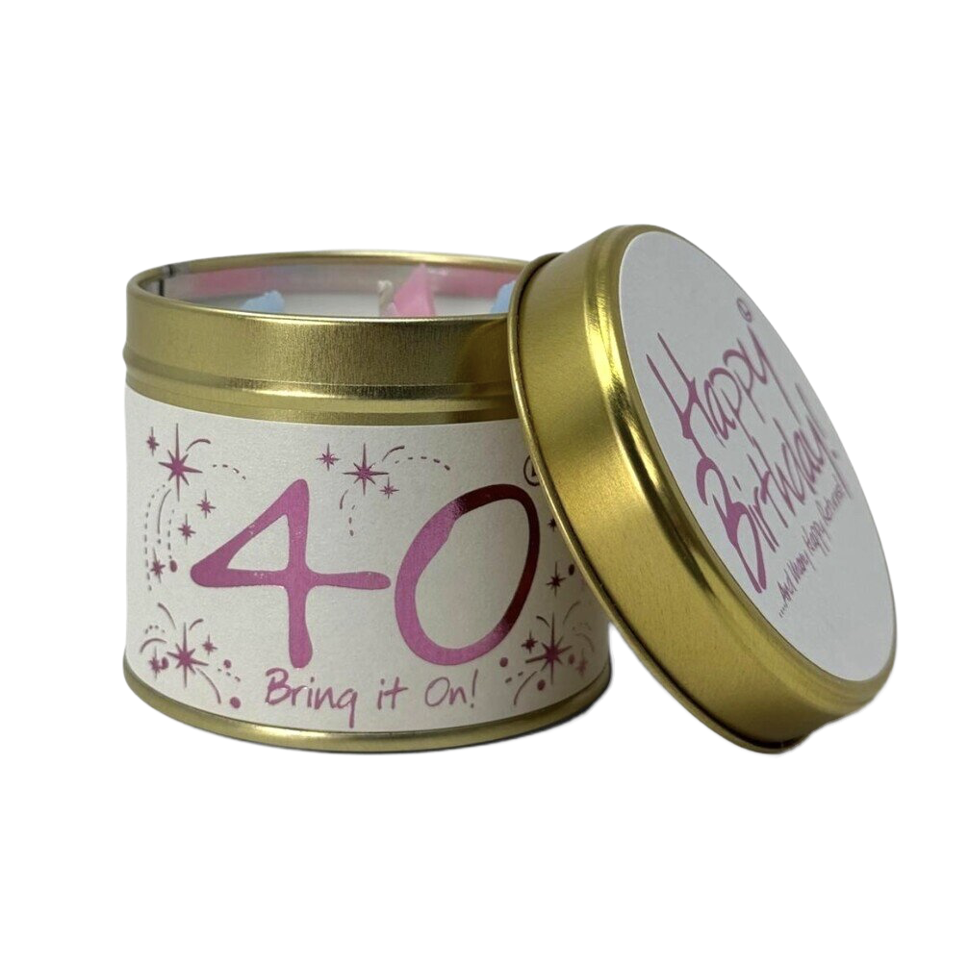 Happy Birthday Candle Tins – Milestone Ages