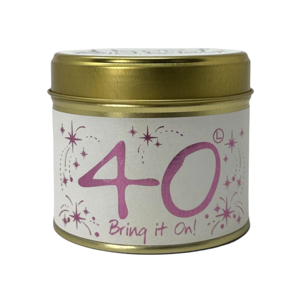 Happy Birthday Candle Tins – Milestone Ages