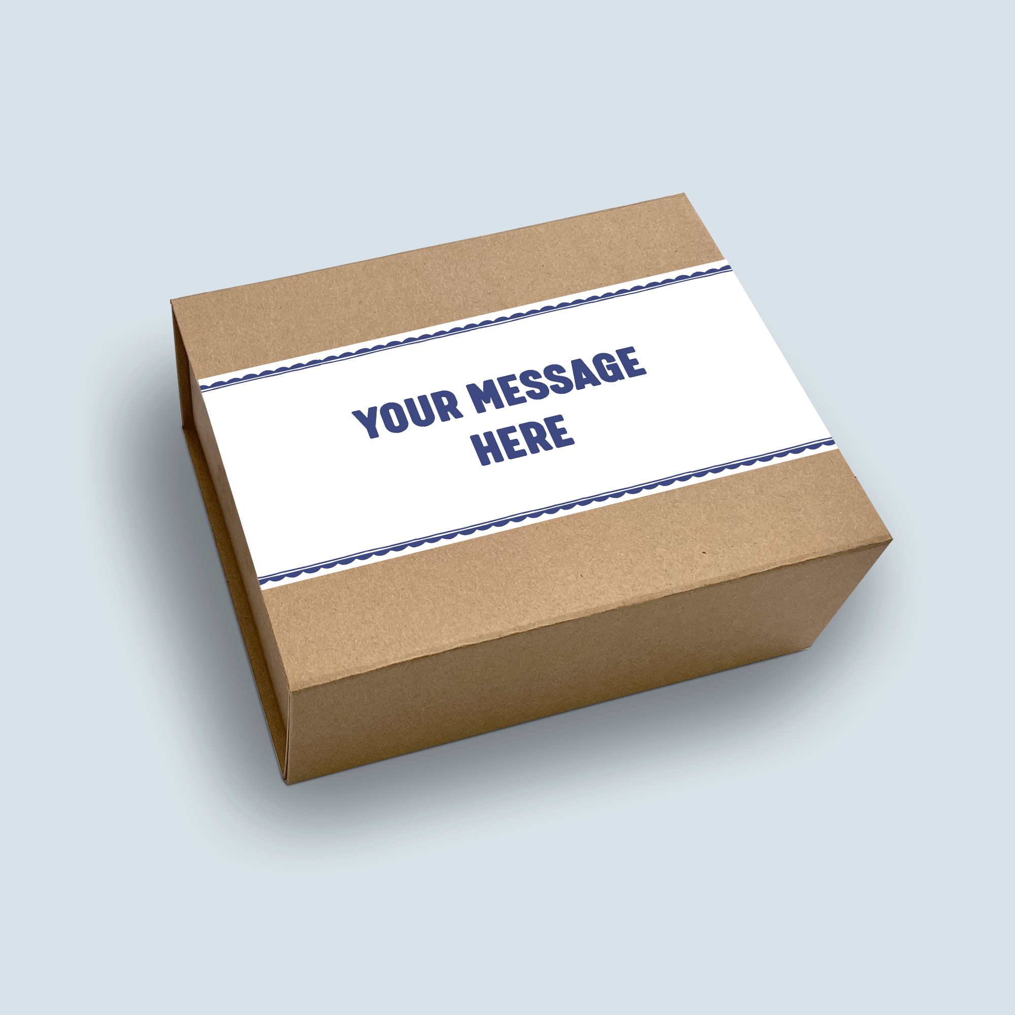 Blue Personalised Gift Box