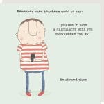 Calculator Birthday Card