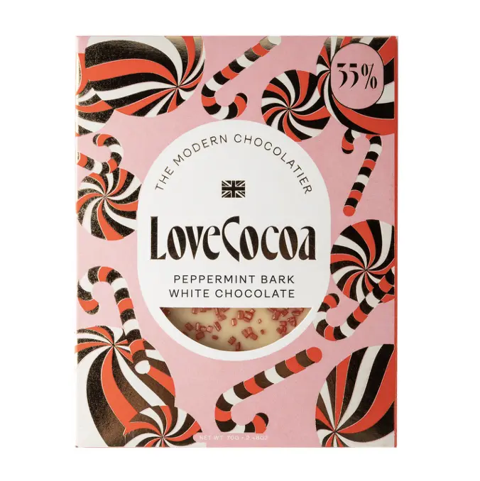 Candy Cane Peppermint White Chocolate Bar
