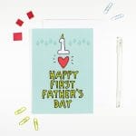 First Father's Day Card