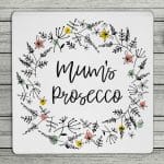 Floral Personalised Name Coaster