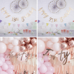 Gold Birthday Bunting Happy Birthday | 18 | 21 | 30 | 40