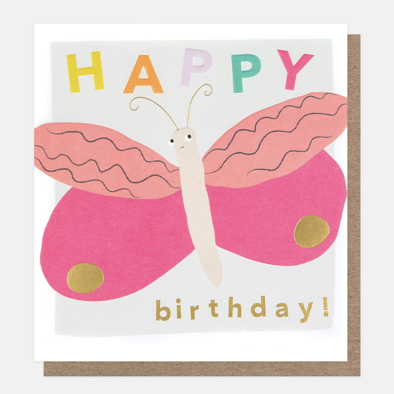 Happy Birthday Butterfly Birthday Card