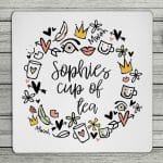 Happy Personalised Name Coaster