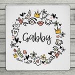 Happy Personalised Name Coaster