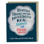 'Invisible Chronic Illness' Empathy Card