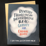 'Invisible Chronic Illness' Empathy Card