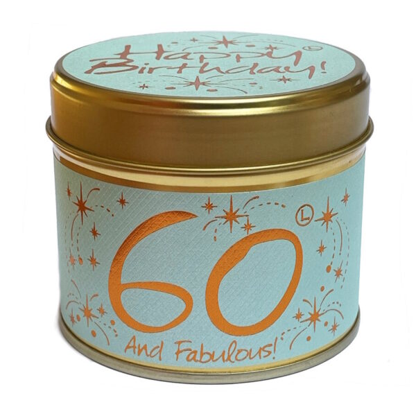 Happy Birthday Candle Tins &#8211; Milestone Ages