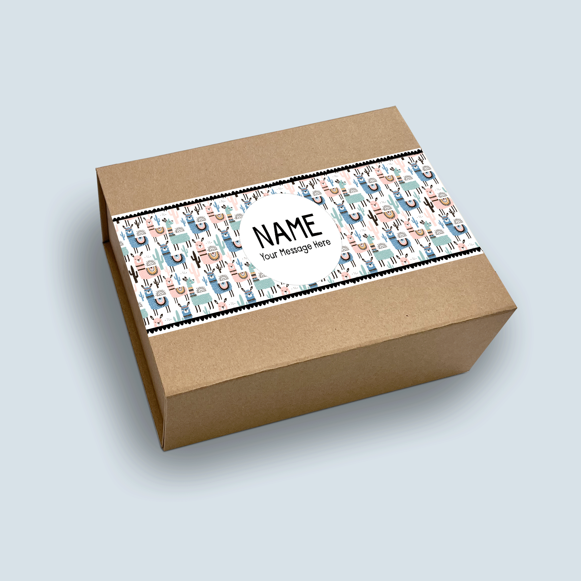 Llama Personalised Gift Box