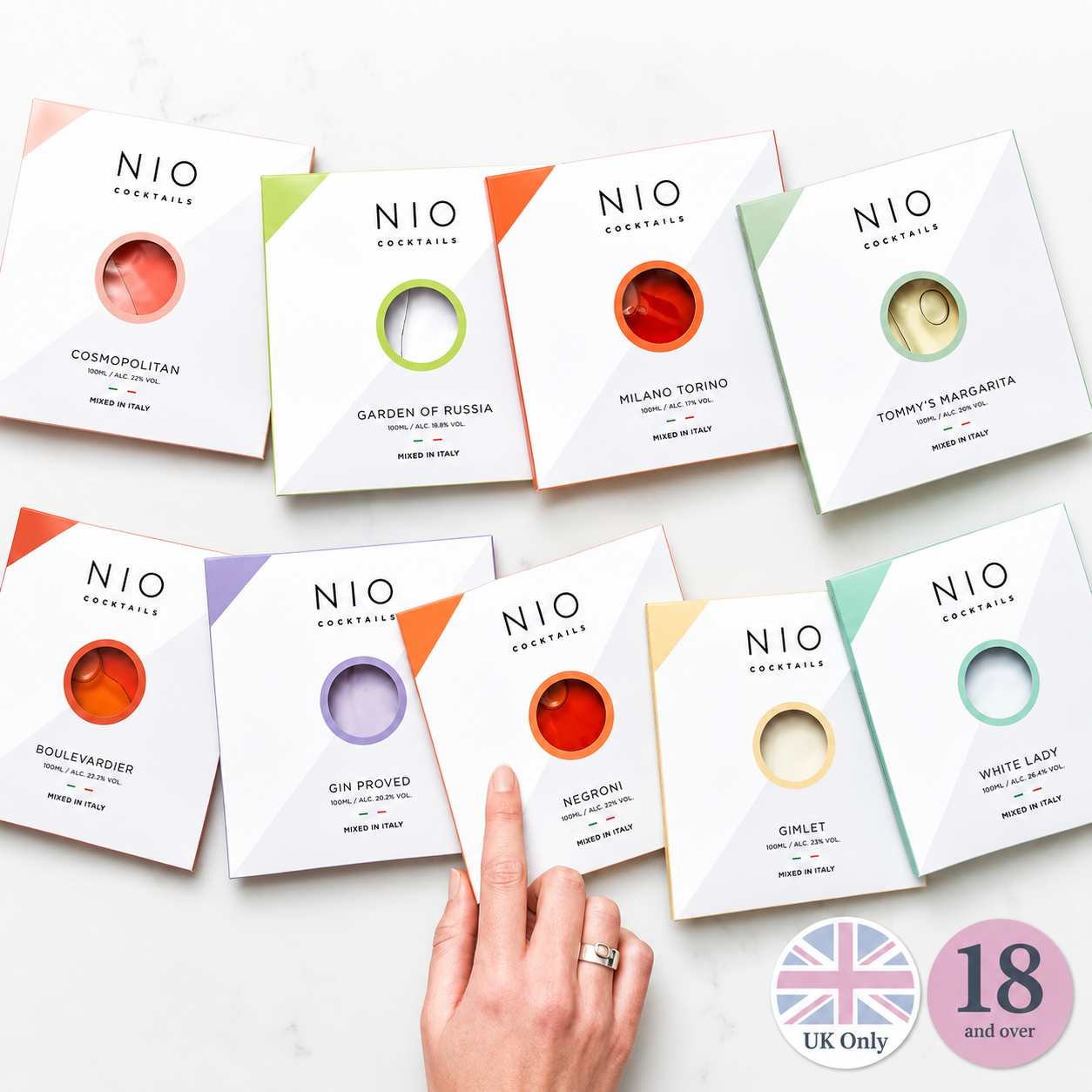 NIO Expertly Crafted Cocktails – Various Flavours