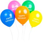 opaque 5 pack balloons