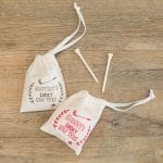 Personalised Lucky Golf Tees Gift Bag