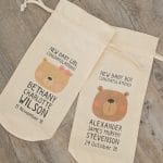 Personalised New Baby Bottle Gift Bag