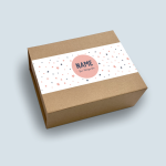Pink Stars Personalised Gift Box