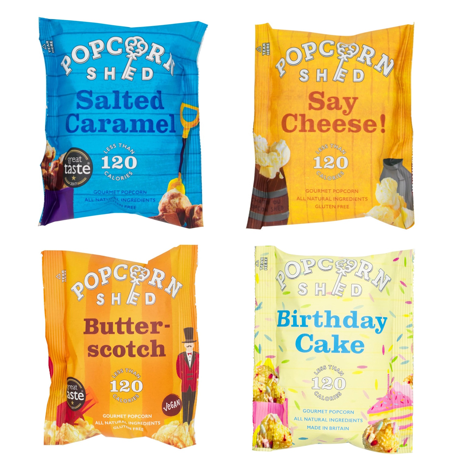 Mini Popcorn Shed Bags – Various Flavours