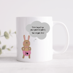 Positive Pants Personalised Name Mug (Pink Or Blue)