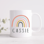 Pretty Rainbow Personalised Mug