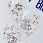 Rude Birthday Bunting & Balloon Kit For Him