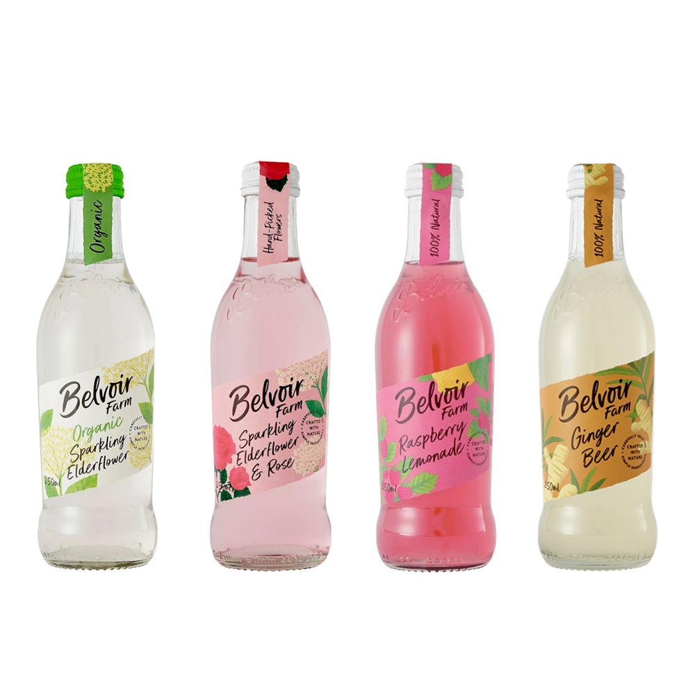 Belvoir Sparkling Soft Drinks – Various Flavours