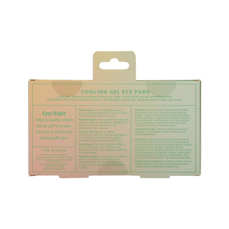 The Zest Life Cooling Gel Eye Pads