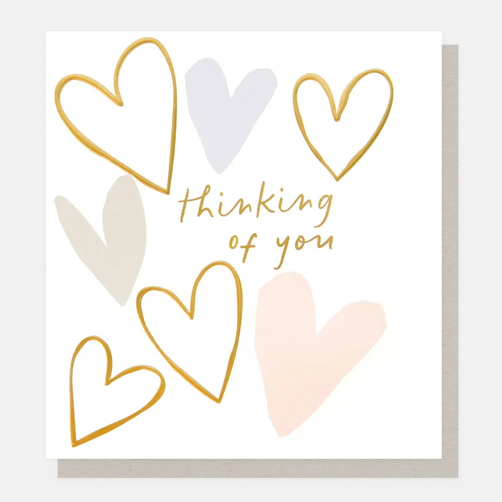 ‘Thinking Of You’ Hearts Card