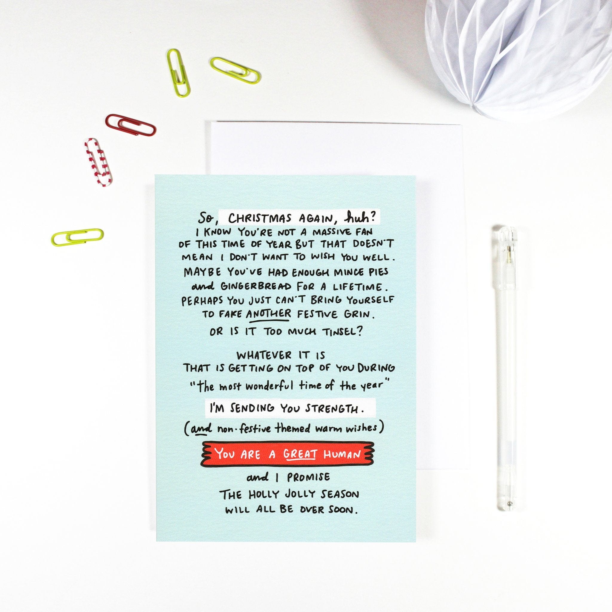 Christmas Strength Card