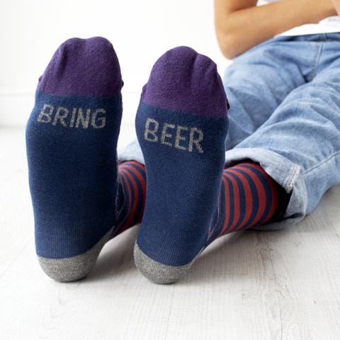 Men’s ‘Bring Beer’ Socks