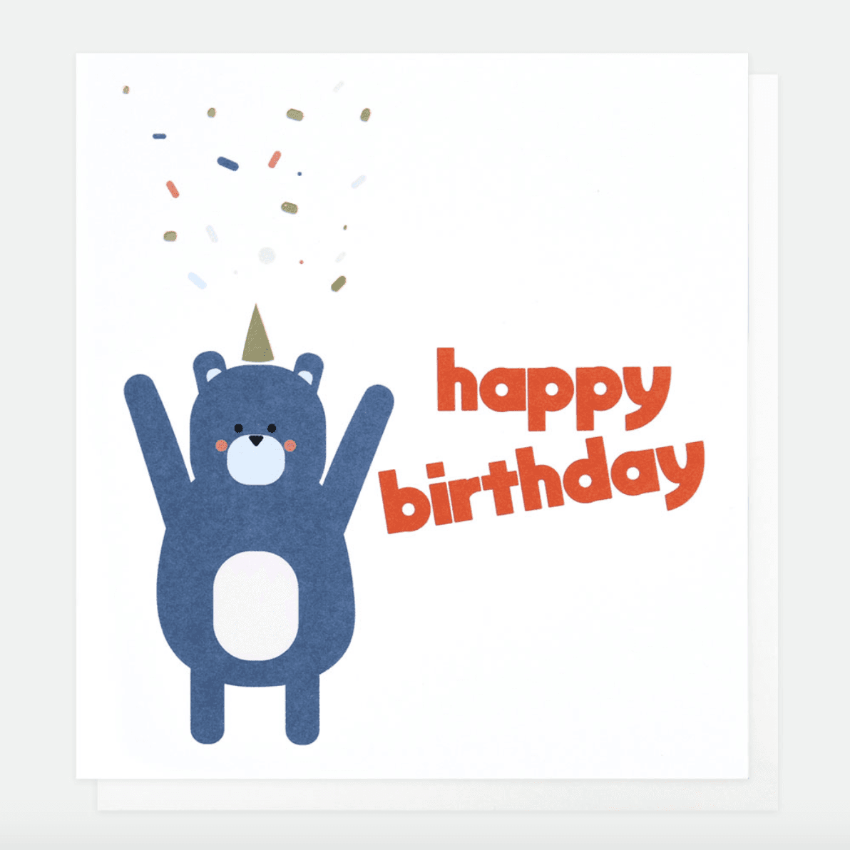 Bear Design Birthday Card