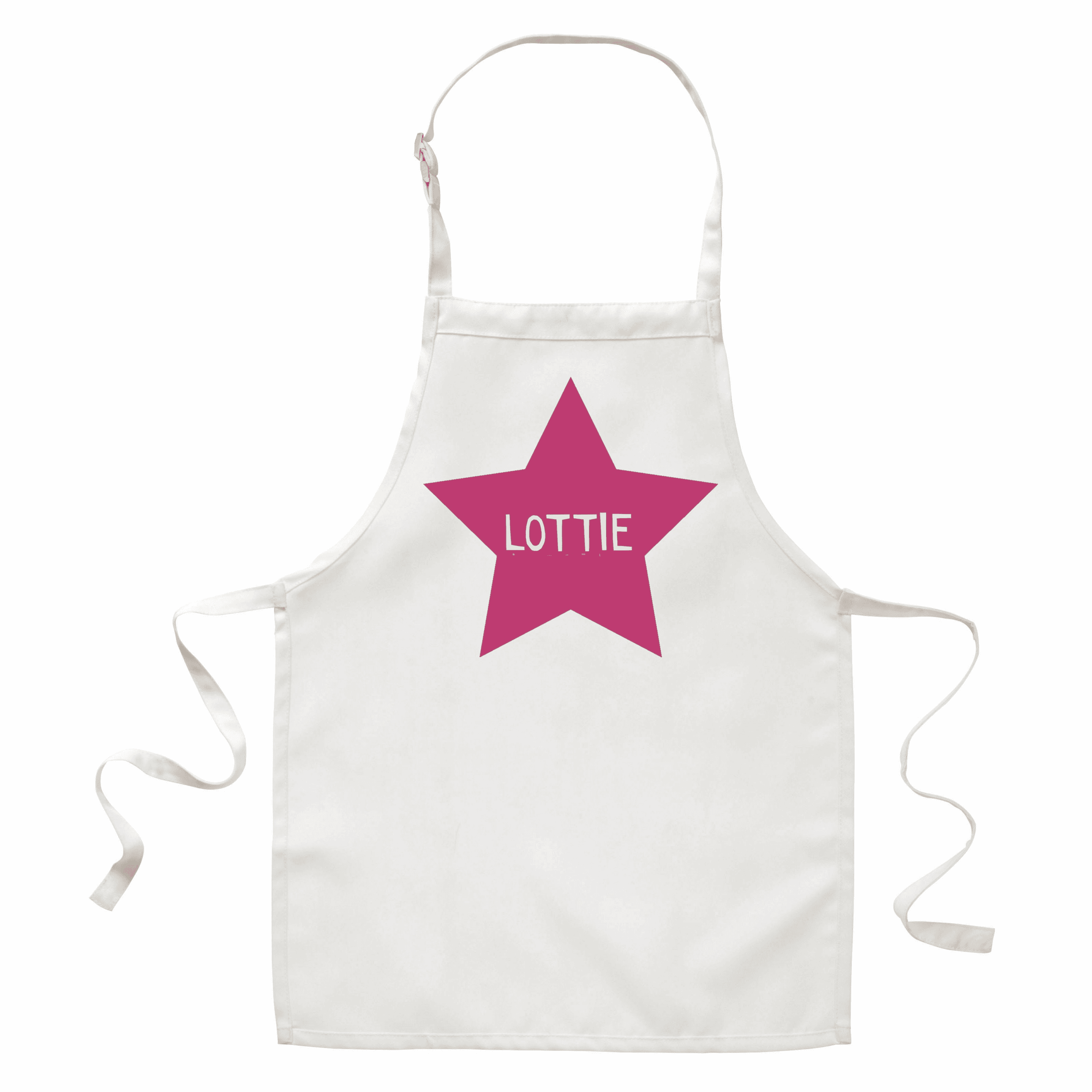 Children’s Personalised Star Apron (Various Colours)