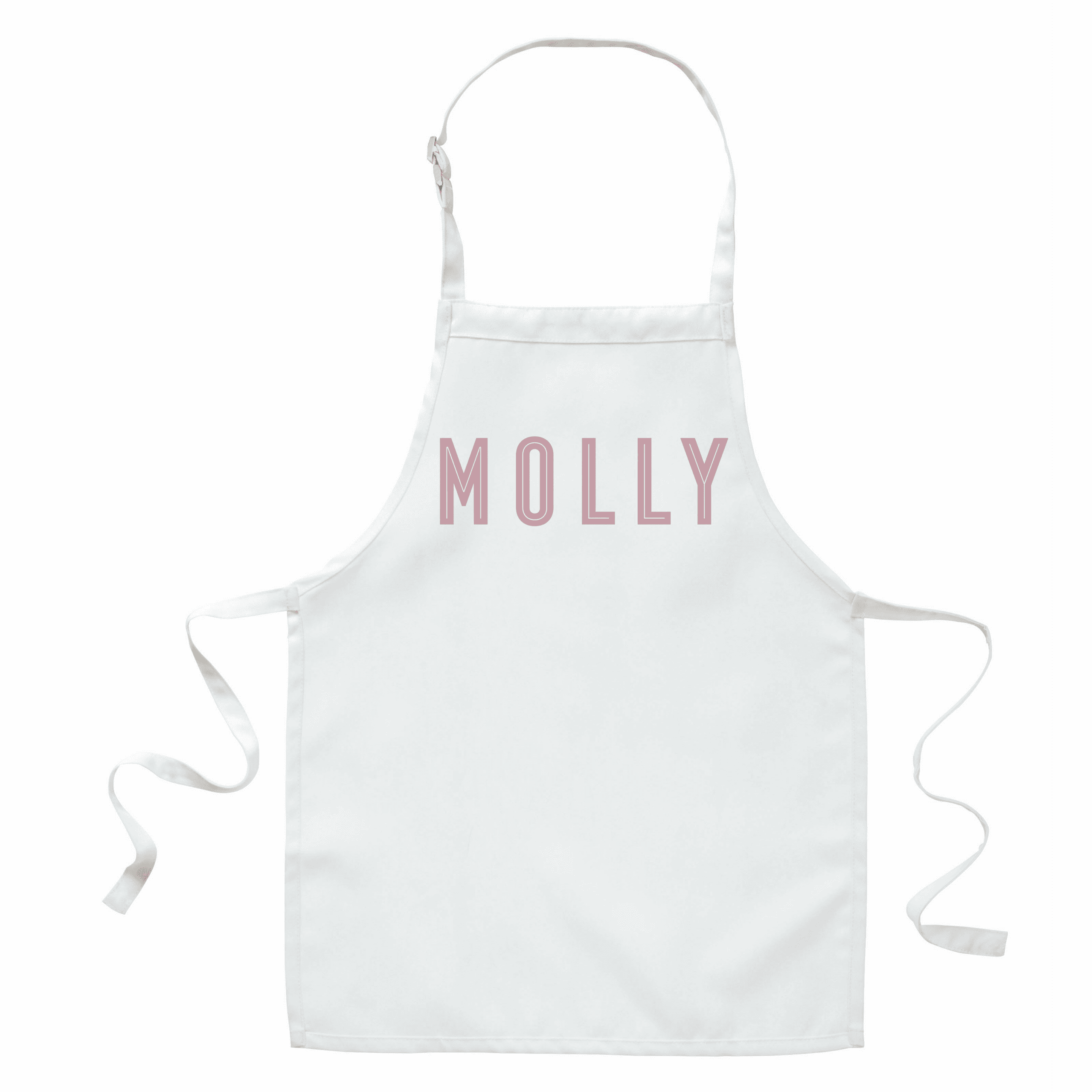 Children’s Personalised Inline Apron (Various Colours)