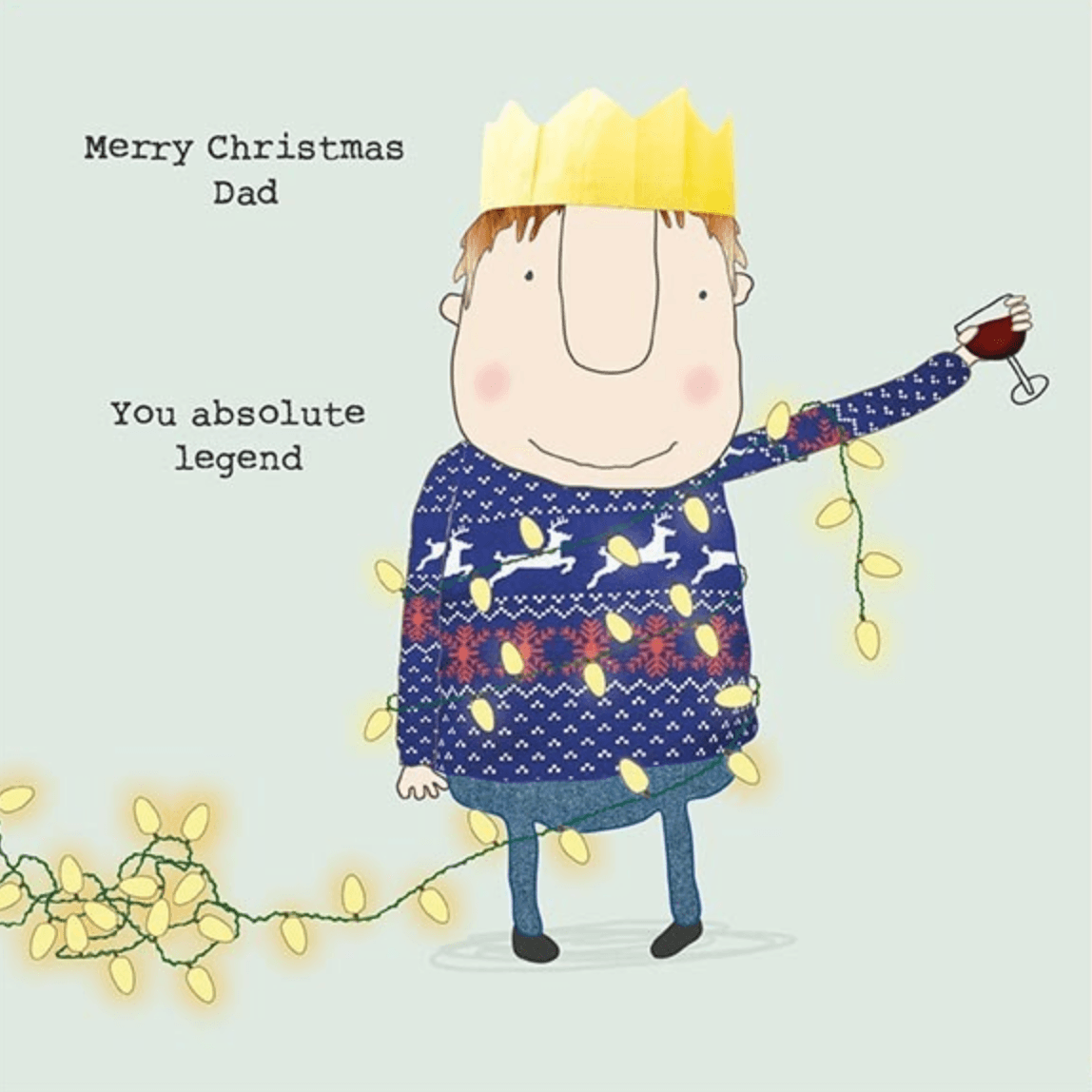 Legendary Dad Christmas Card