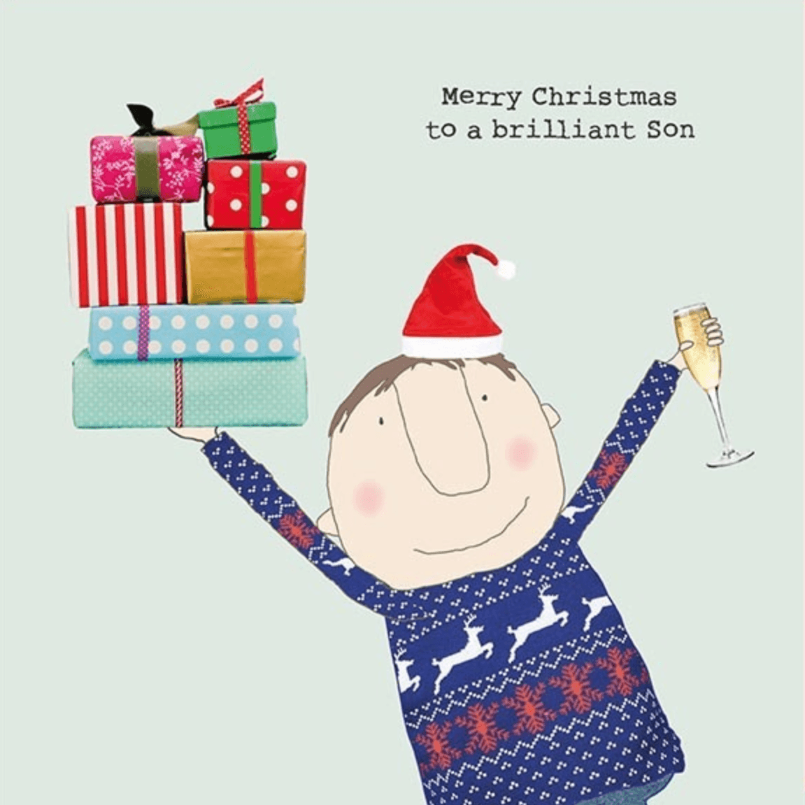 Brilliant Son Christmas Card