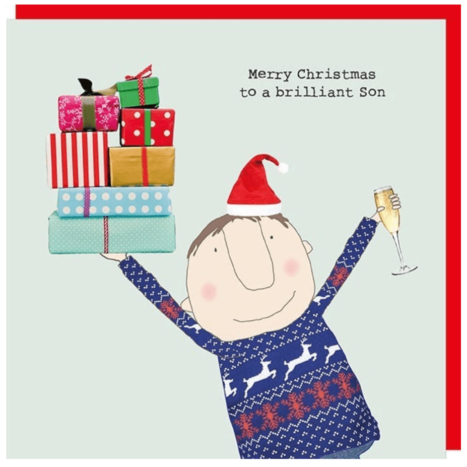 Brilliant Son Christmas Card