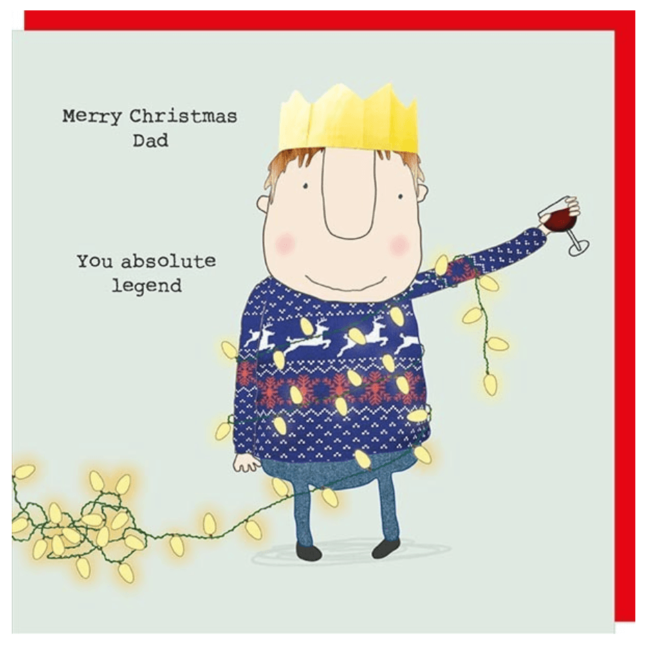 Legendary Dad Christmas Card
