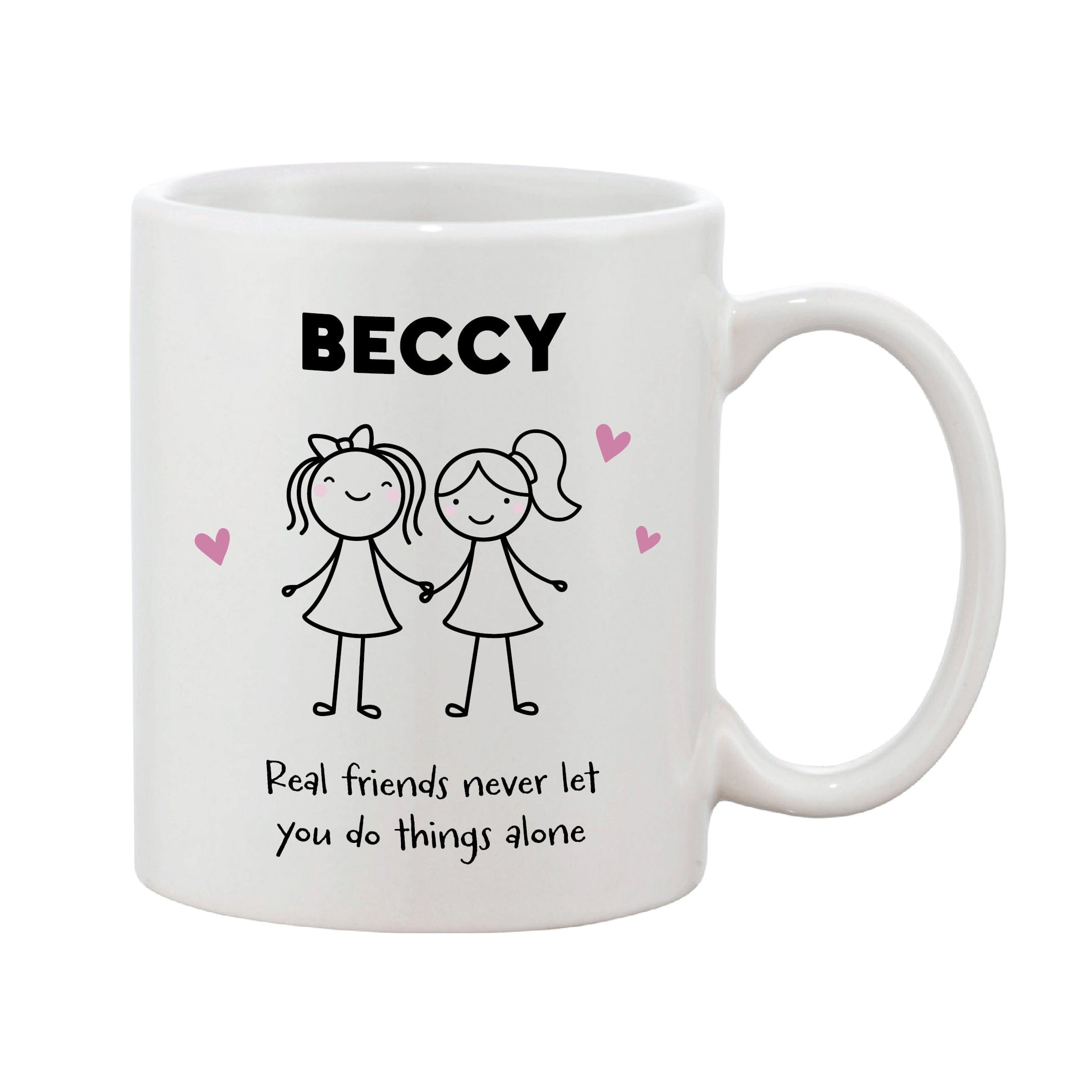 Friendship Thank You Personalised Mug (Various Designs)