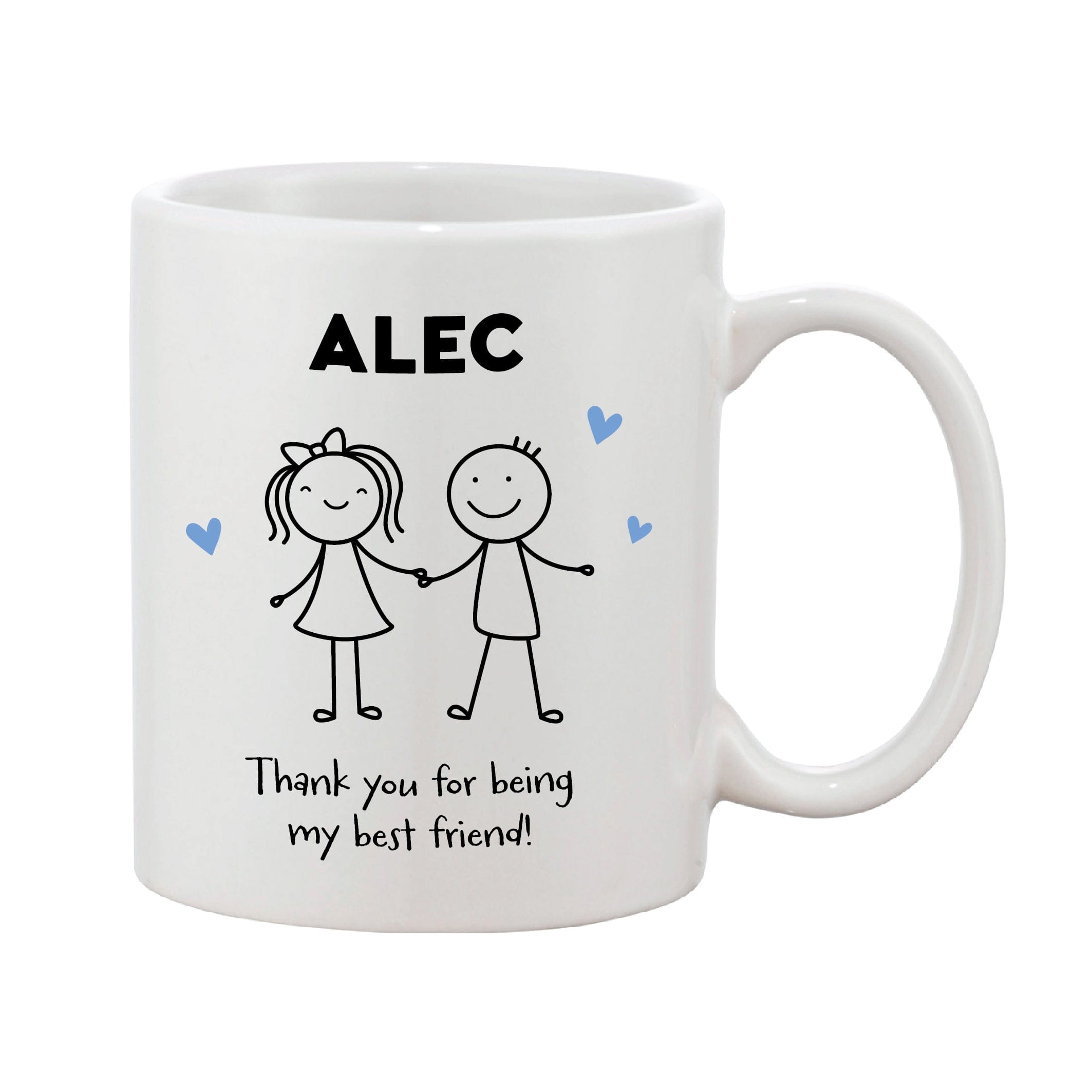 Friendship Thank You Personalised Mug (Various Designs)