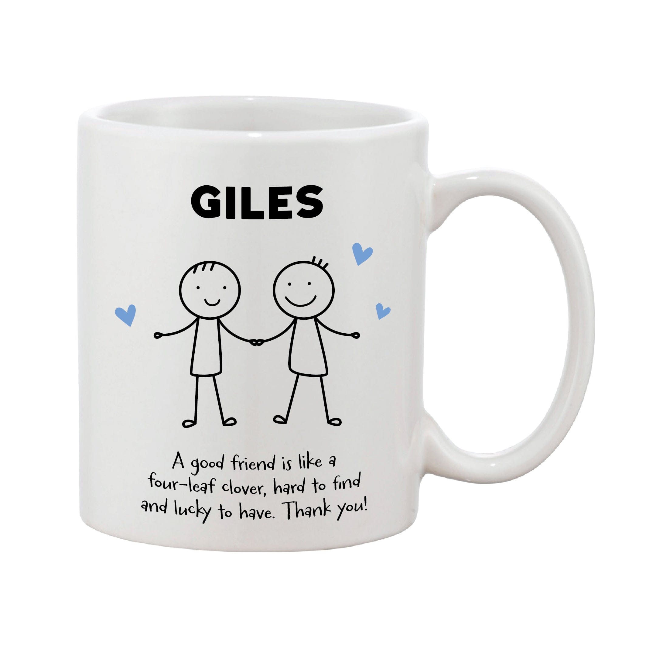Friendship Thank You Personalised Mug (Various Designs)