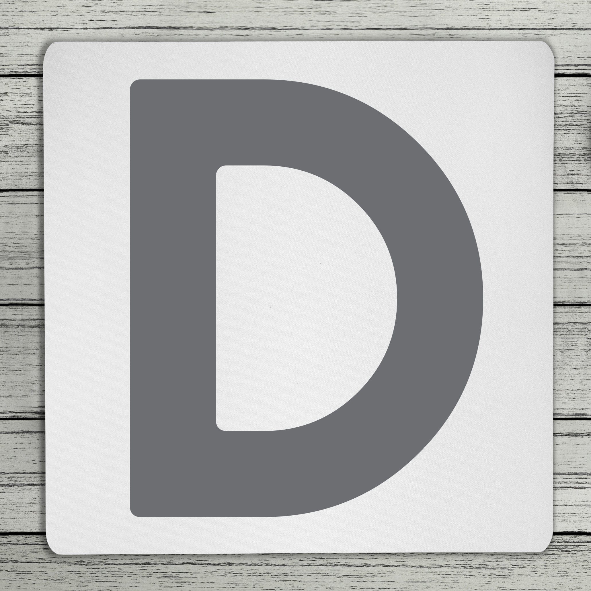 Bold Personalised Initial Coaster (Mix & Match Colours)