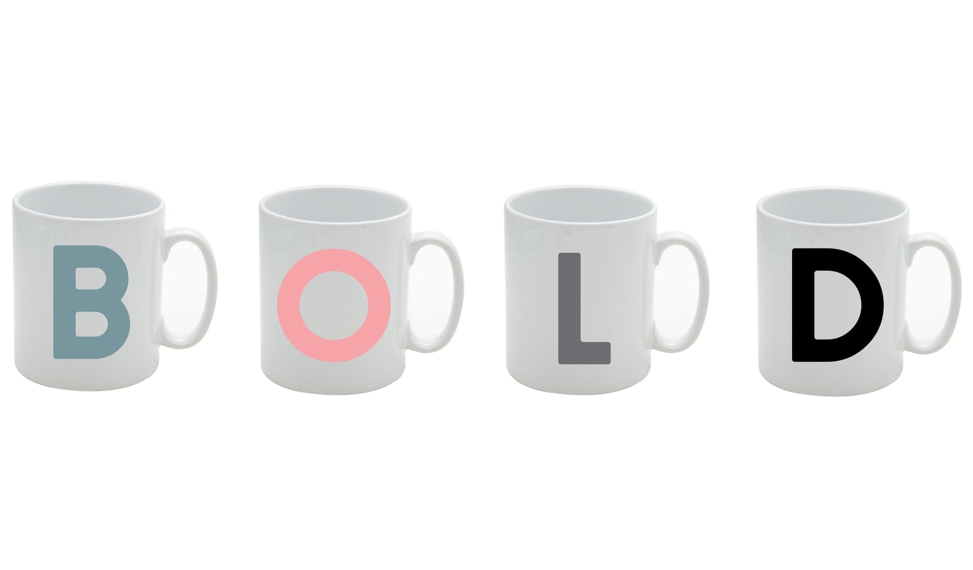 Bold Personalised Initial Coaster (Mix & Match Colours)