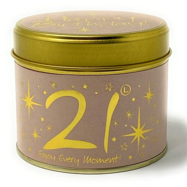 Happy Birthday Candle Tins &#8211; Milestone Ages
