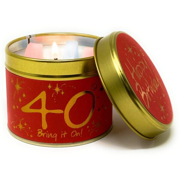 Happy Birthday Candle Tins &#8211; Milestone Ages
