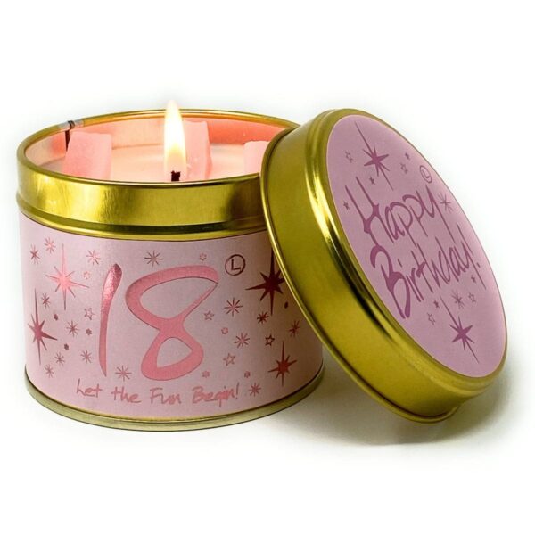Happy Birthday Candle Tins &#8211; Milestone Ages