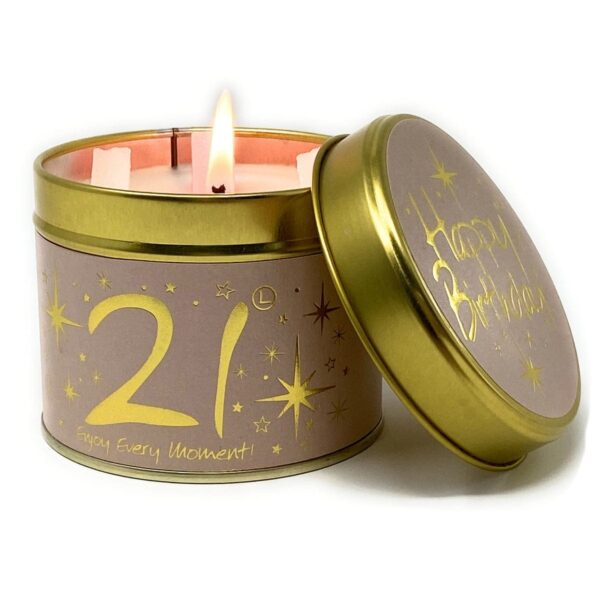Happy Birthday Candle Tins &#8211; Milestone Ages